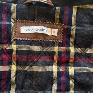 Leather men’s jacket never worn originally 600 asking 500